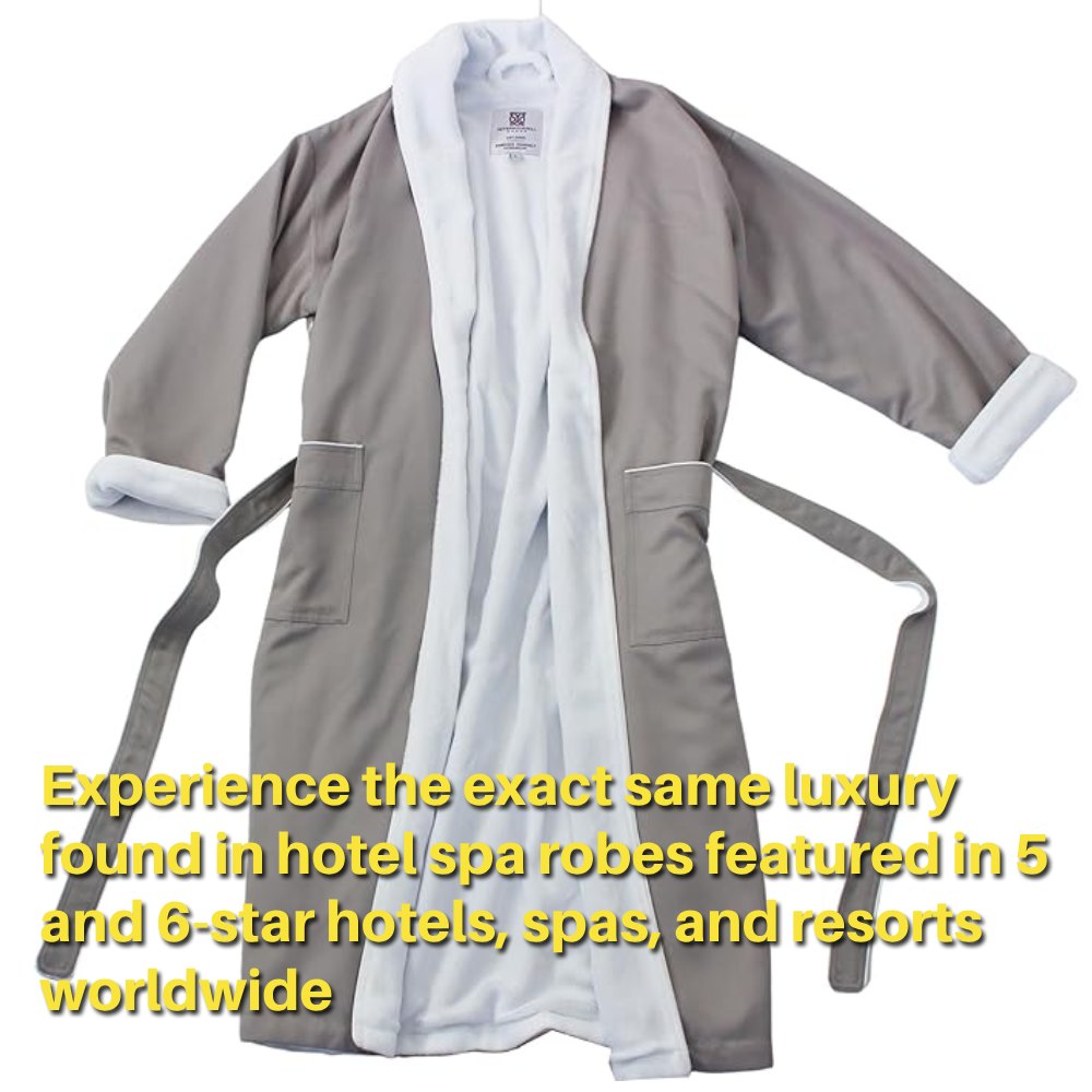 Spa Bathrobe (Light Slate)