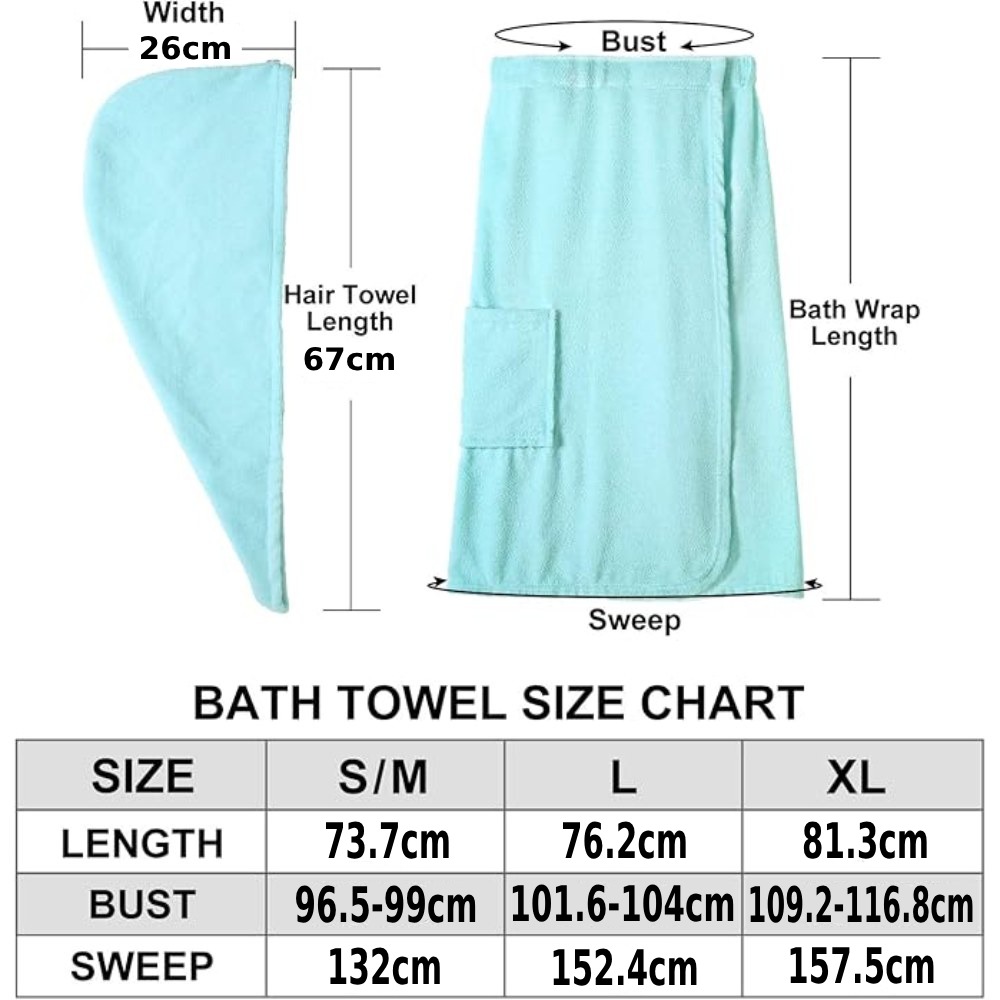 Towel Wrap (Blue)